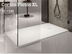 Brodzik Corian, bardzo pÅaska - PLATOS CORIAN
